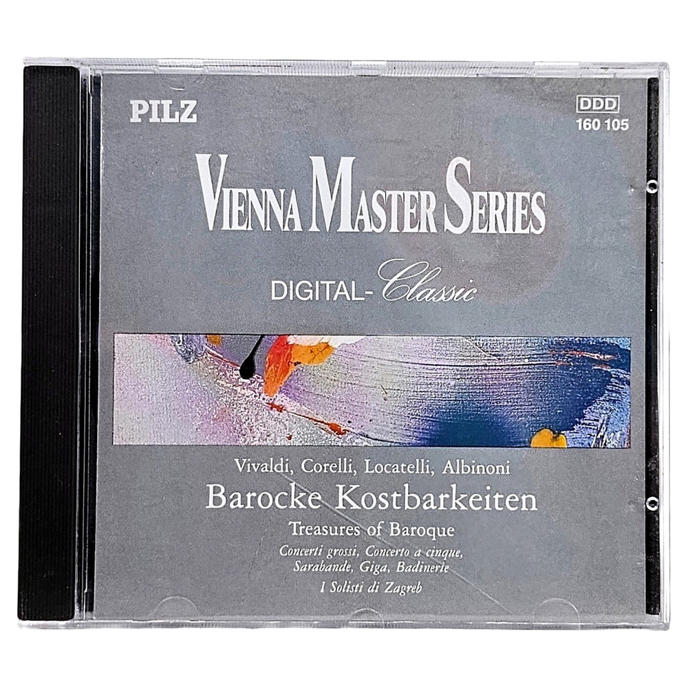Pilz Vienna Master Series Baroque Treasures CD Vivaldi Corelli 160 105‎ EUC